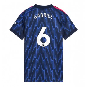 Arsenal Gabriel Magalhaes #6 Udebanetrøje Dame 2025-26 Kortærmet